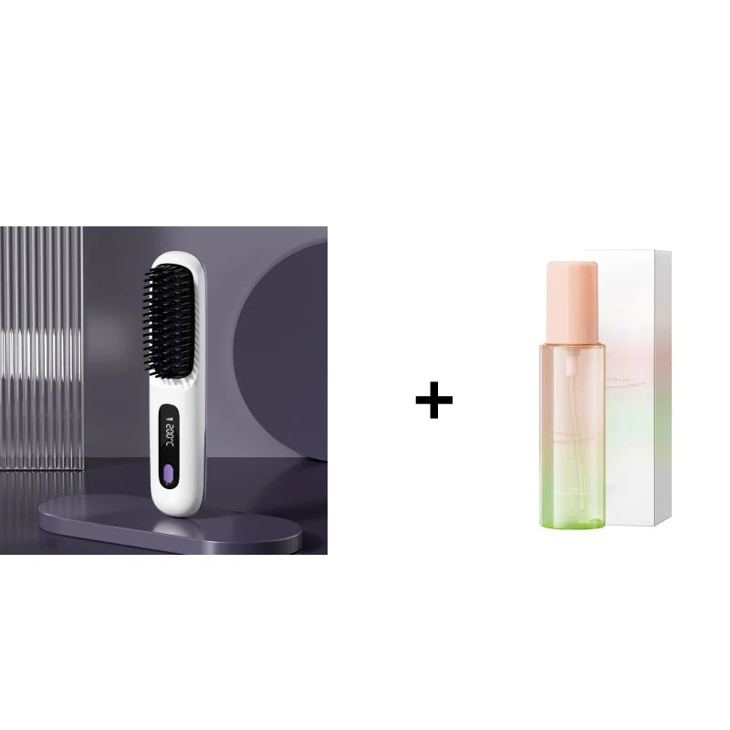 💖Neujahrs-Sonderangebot: 50 % Rabatt💖 Kabelloser, keramisch beheizter Haarglätter-Kamm -Remifa® - Image 14