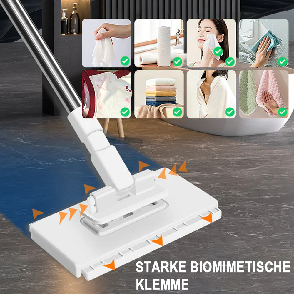 💥 LETZTER TAG! 50% RABATT 💥 Einweg-Staubmopp mit 5 wiederverwendbaren Bezügen 🧹✨ -Remifa® - Image 3