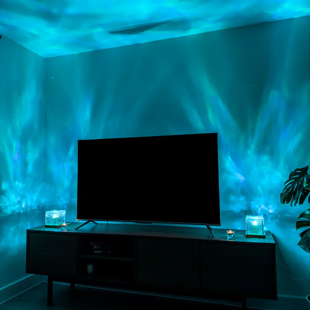 💥2026 Aktion: 50% Rabatt💥Nordlicht-Traum Projektor 2026 – 16-Farben-Aurora-Lampe, stimmungsvolle Beleuchtung für Schlafzimmer, moderne Deko-Leuchte für Zuhause - Image 13