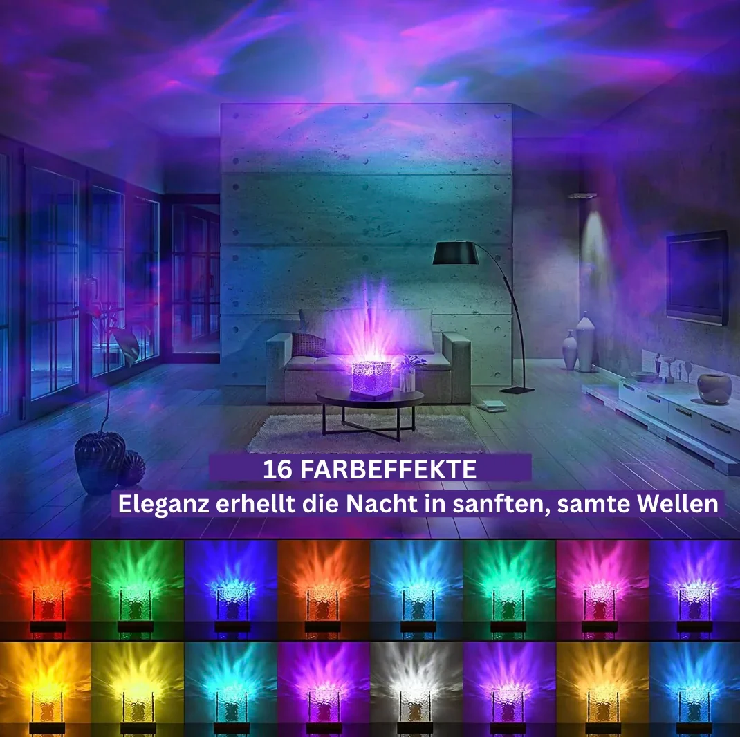 💥2026 Aktion: 50% Rabatt💥Nordlicht-Traum Projektor 2026 – 16-Farben-Aurora-Lampe, stimmungsvolle Beleuchtung für Schlafzimmer, moderne Deko-Leuchte für Zuhause - Image 3