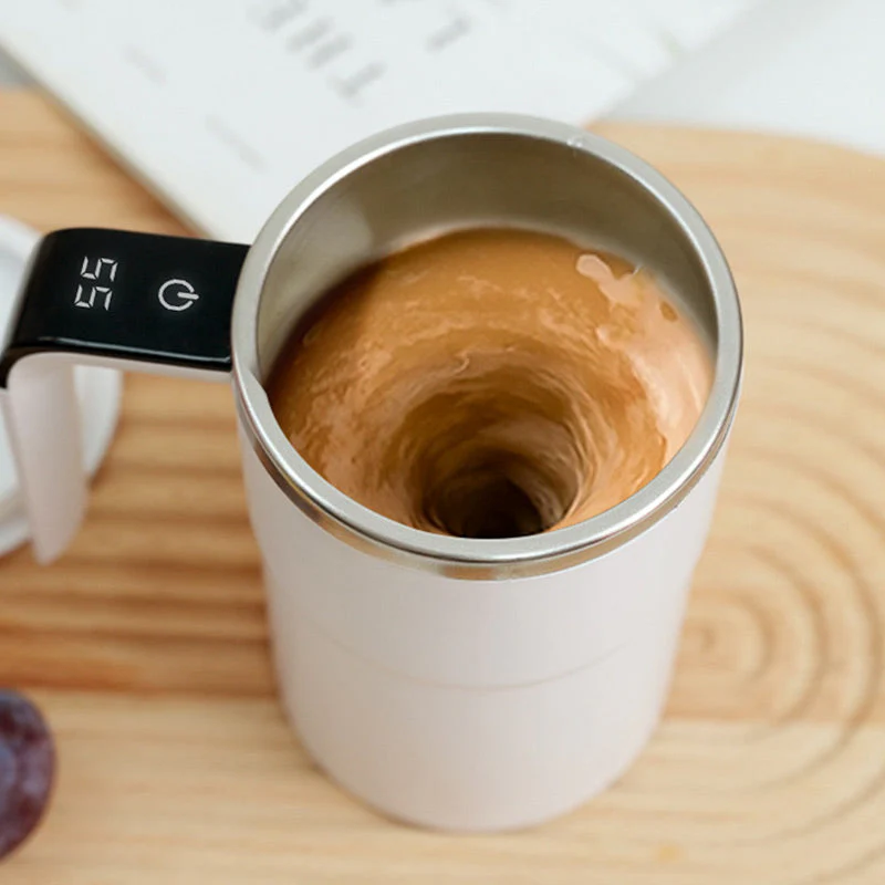 ☕️🔋 Intelligenter Magnetrühr- & Kühlbecher – 50 % Rabatt! Perfekte Temperatur & Konsistenz jederzeit. 🌀❄️ Einfach, nachhaltig, perfekt für Alltag & Büro. - Image 10