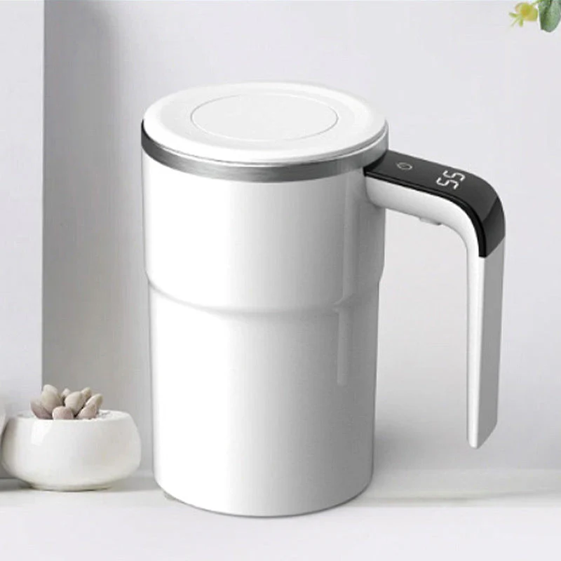 ☕️🔋 Intelligenter Magnetrühr- & Kühlbecher – 50 % Rabatt! Perfekte Temperatur & Konsistenz jederzeit. 🌀❄️ Einfach, nachhaltig, perfekt für Alltag & Büro. - Image 12