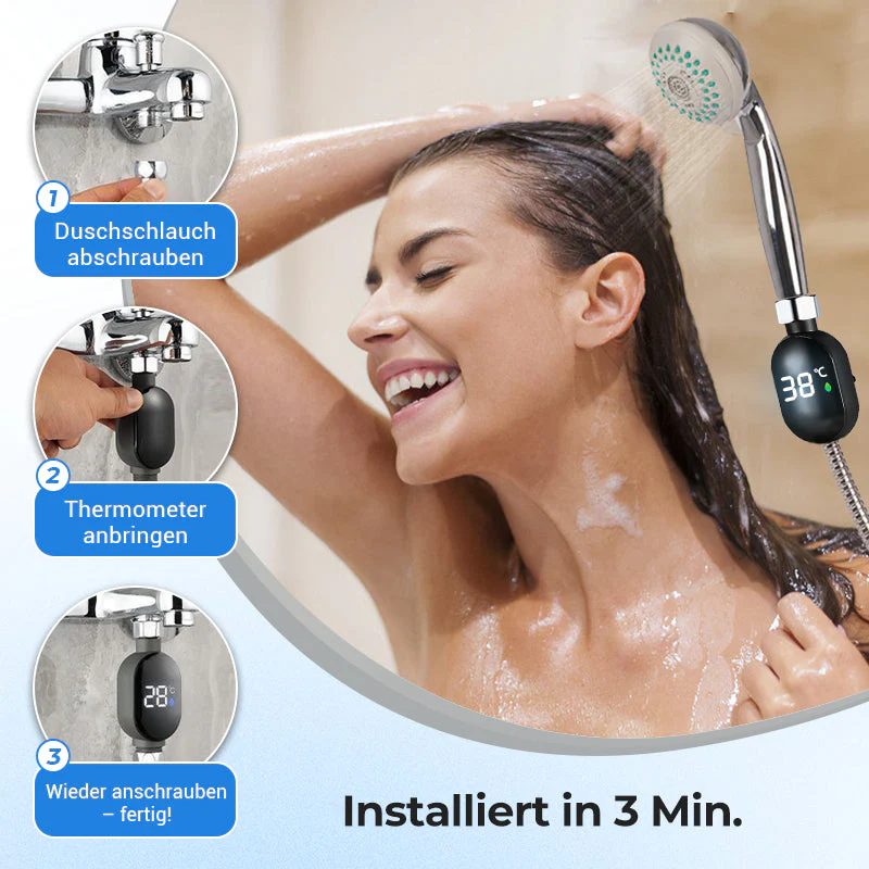 🔥50 % Rabatt💧 Duschthermometer 🌡️ Sofortige Temperatur! 🚿 -Remifa® - Image 6