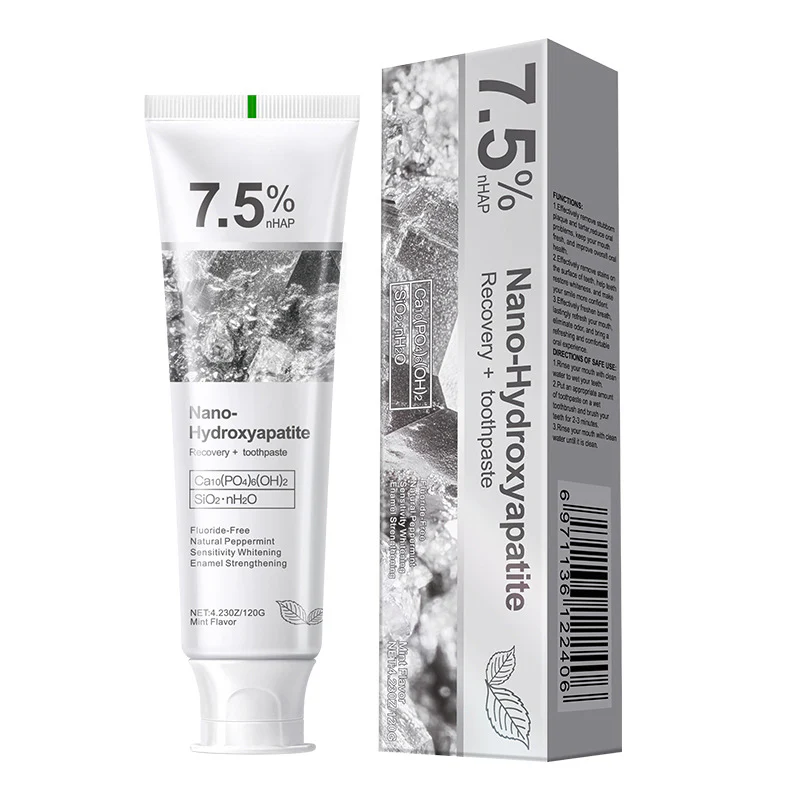 🦷🦷 Regenerierende Zahnpasta mit 7,5 % Nano-Hydroxylapatit ☁️☁️ Tiefenreinigung · Schnelle Aufhellung · Zahnschmelz-Reparatur - Image 3